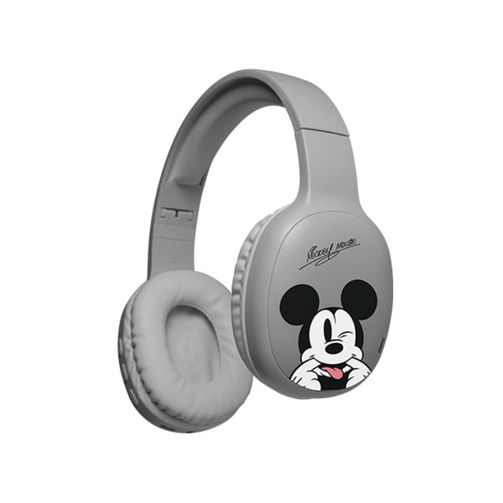 AUDIFONOS BLUETOOTH ON EAR MICKEY MOUSE GRIS - 1