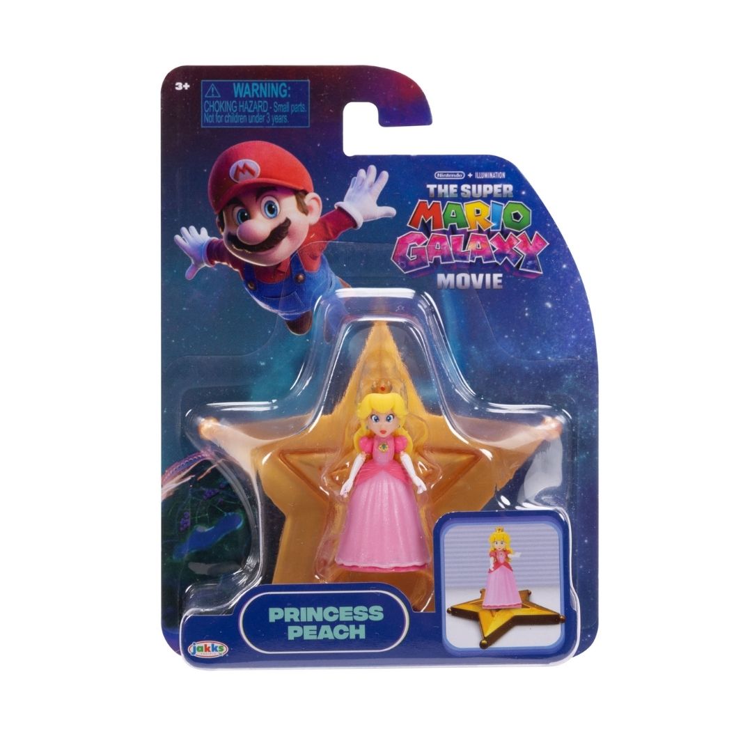 FIGURA COLECCIONABLE SUPER MARIO GALAXY PEACH 4CM NINTENDO - 4