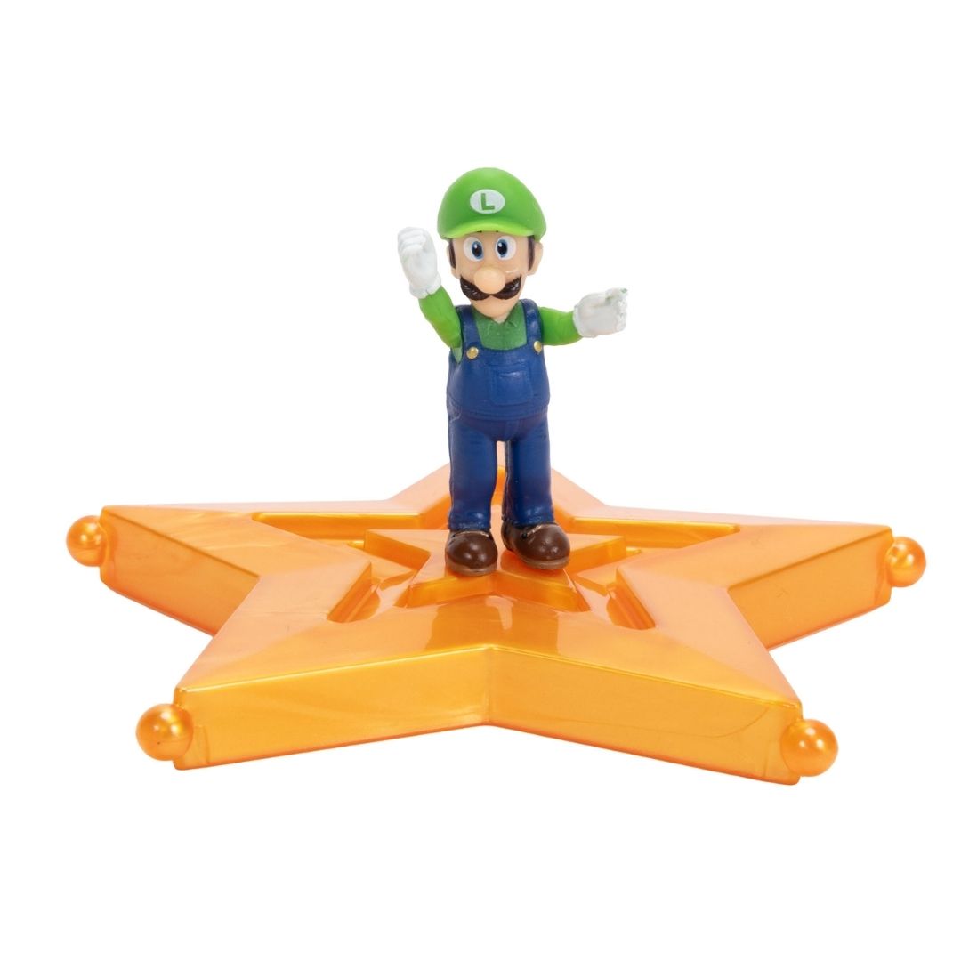 FIGURA COLECCIONABLE SUPER MARIO GALAXY LUIGI 4 CM NINTENDO - 1