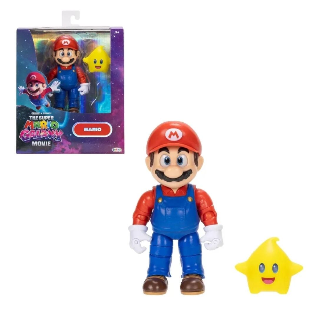 FIGURA SUPER MARIO GALAXY MARIO BROS 13 CM NINTENDO - 1