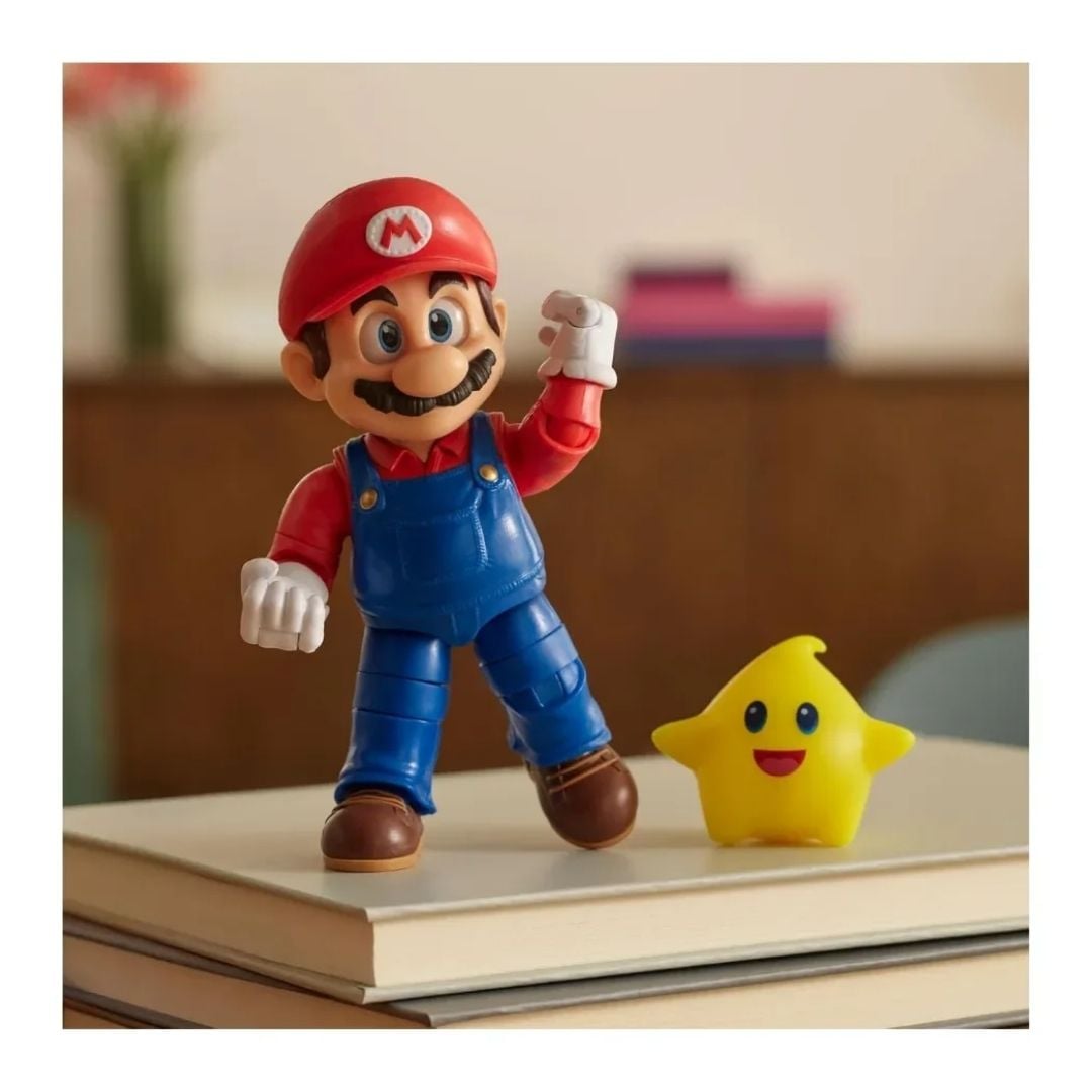 FIGURA SUPER MARIO GALAXY MARIO BROS 13 CM NINTENDO - 3