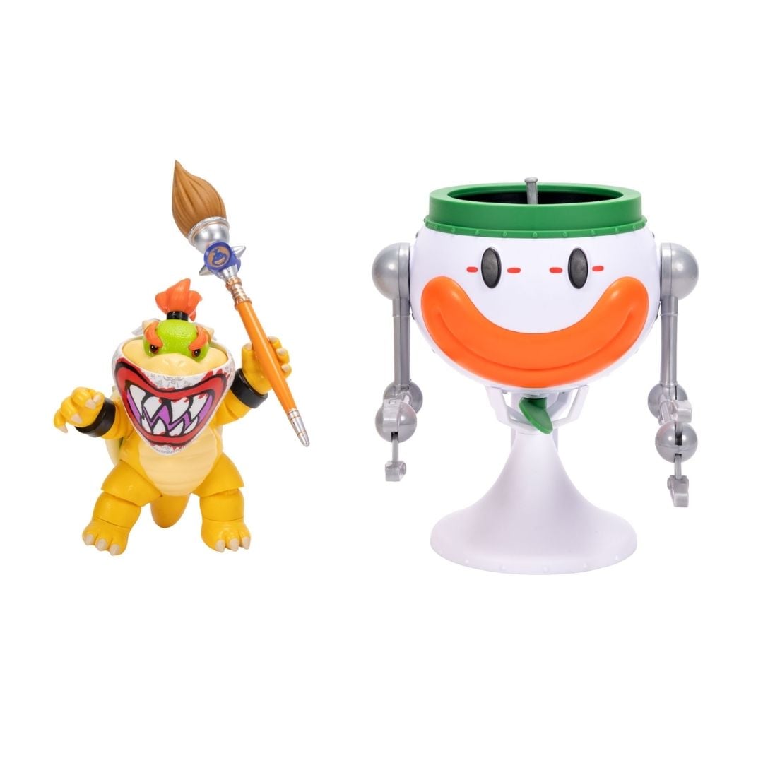 SET DE FIGURAS MARIO GALAXY CLOWNCAR 13CM NINTENDO - 2
