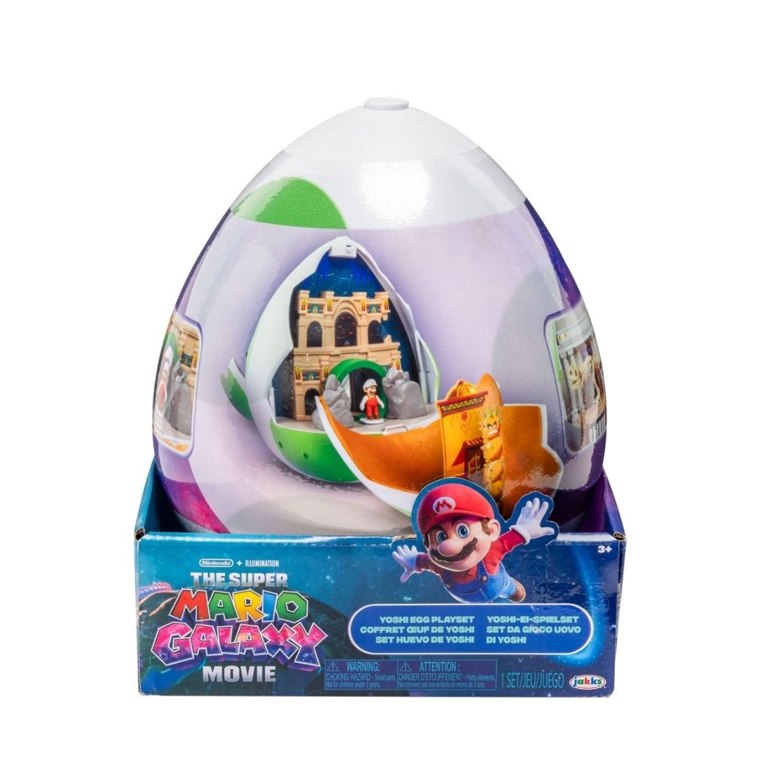 MINI PLAYSET MARIO GALAXY HUEVO DE YOSHI FIGURA 23 CM NINTENDO - 1