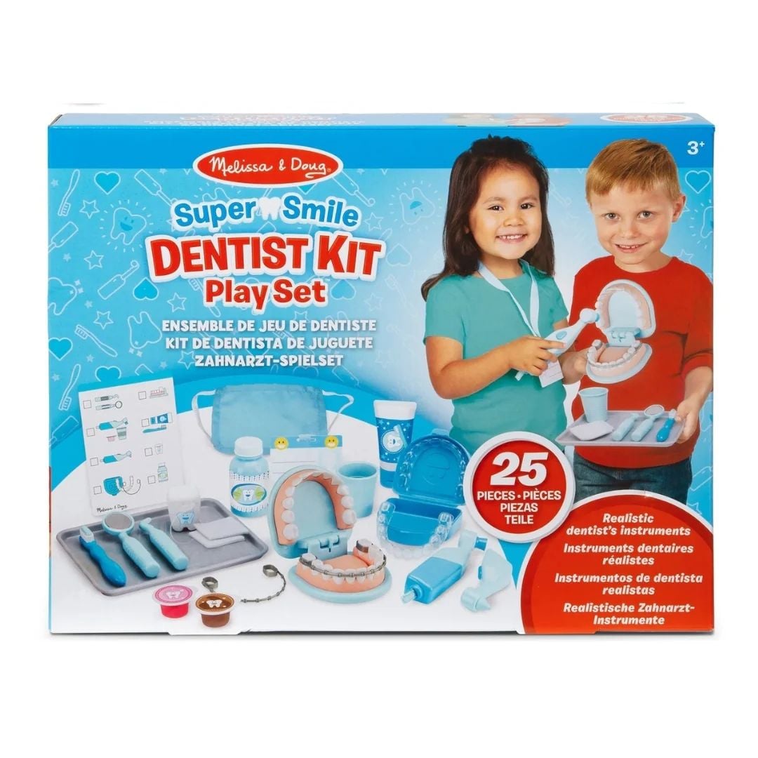 SET DENTISTA INFANTIL DIDACTICO DE MADERA MELISSA Y DOUG - 1
