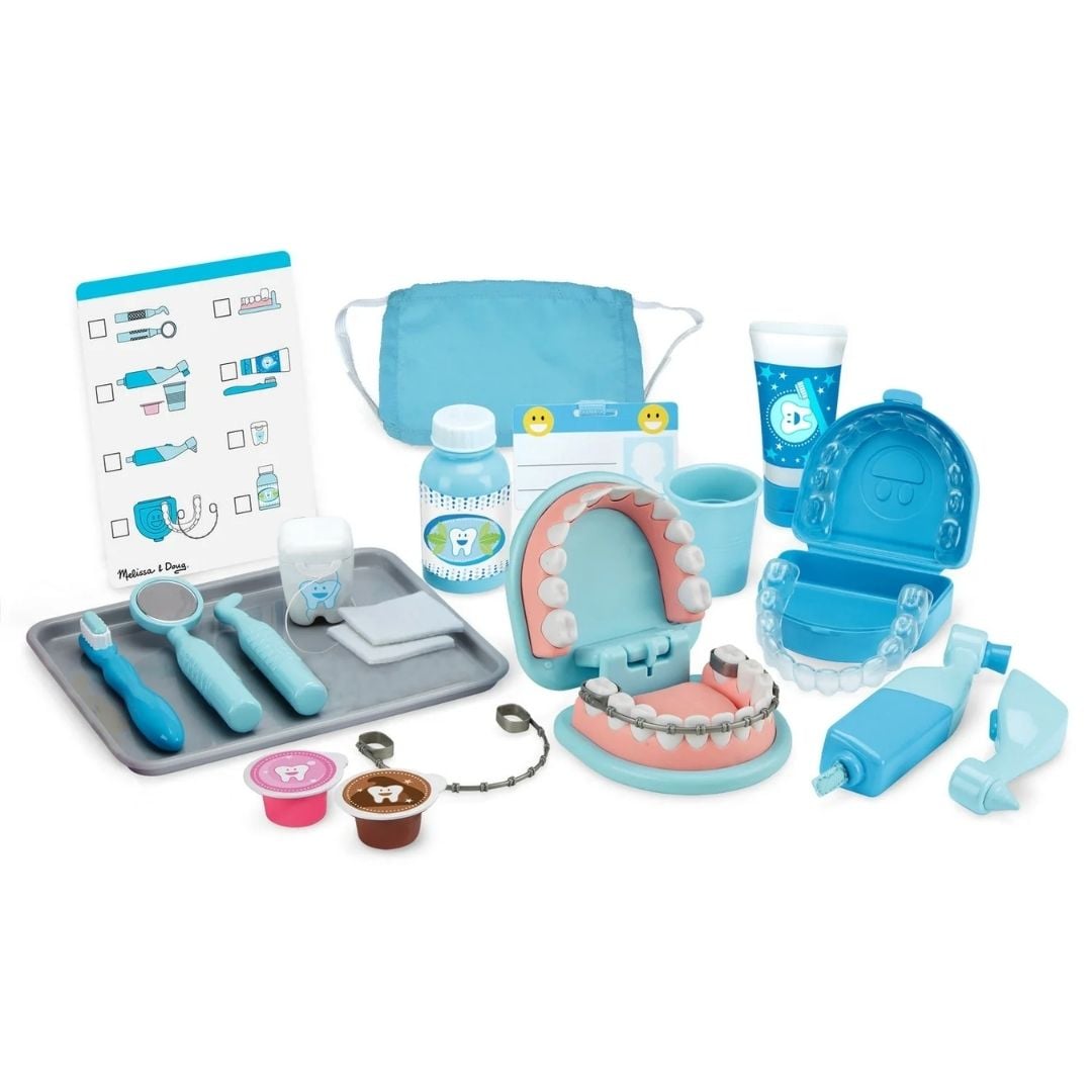 SET DENTISTA INFANTIL DIDACTICO DE MADERA MELISSA Y DOUG - 2