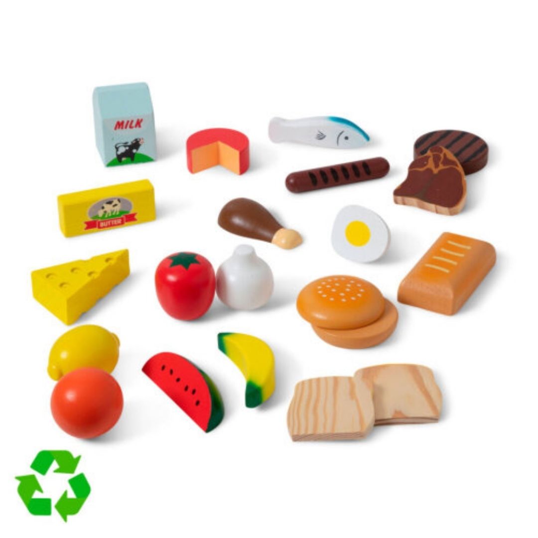 SET ALIMENTOS DIDACTICO DE MADERA COCINA INFANTIL MELISSA Y DOUG - 3