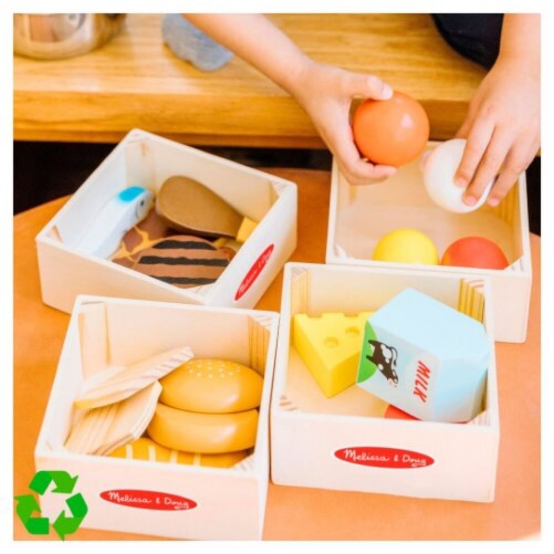 SET ALIMENTOS DIDACTICO DE MADERA COCINA INFANTIL MELISSA Y DOUG - 4