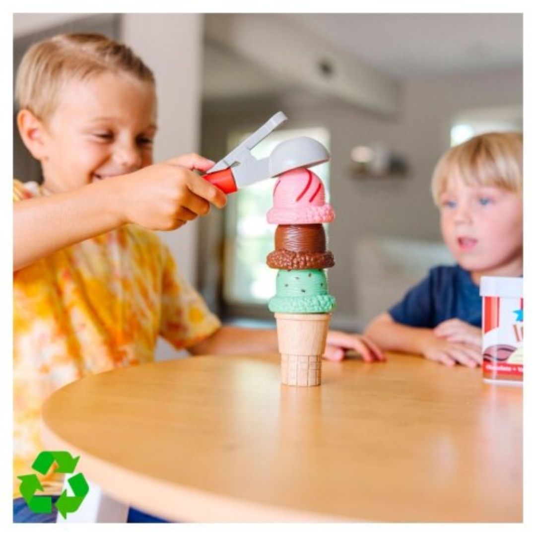 SET HELADOS DIDACTICO DE MADERA JUEGO DE ROL MELISSA Y DOUG - 4