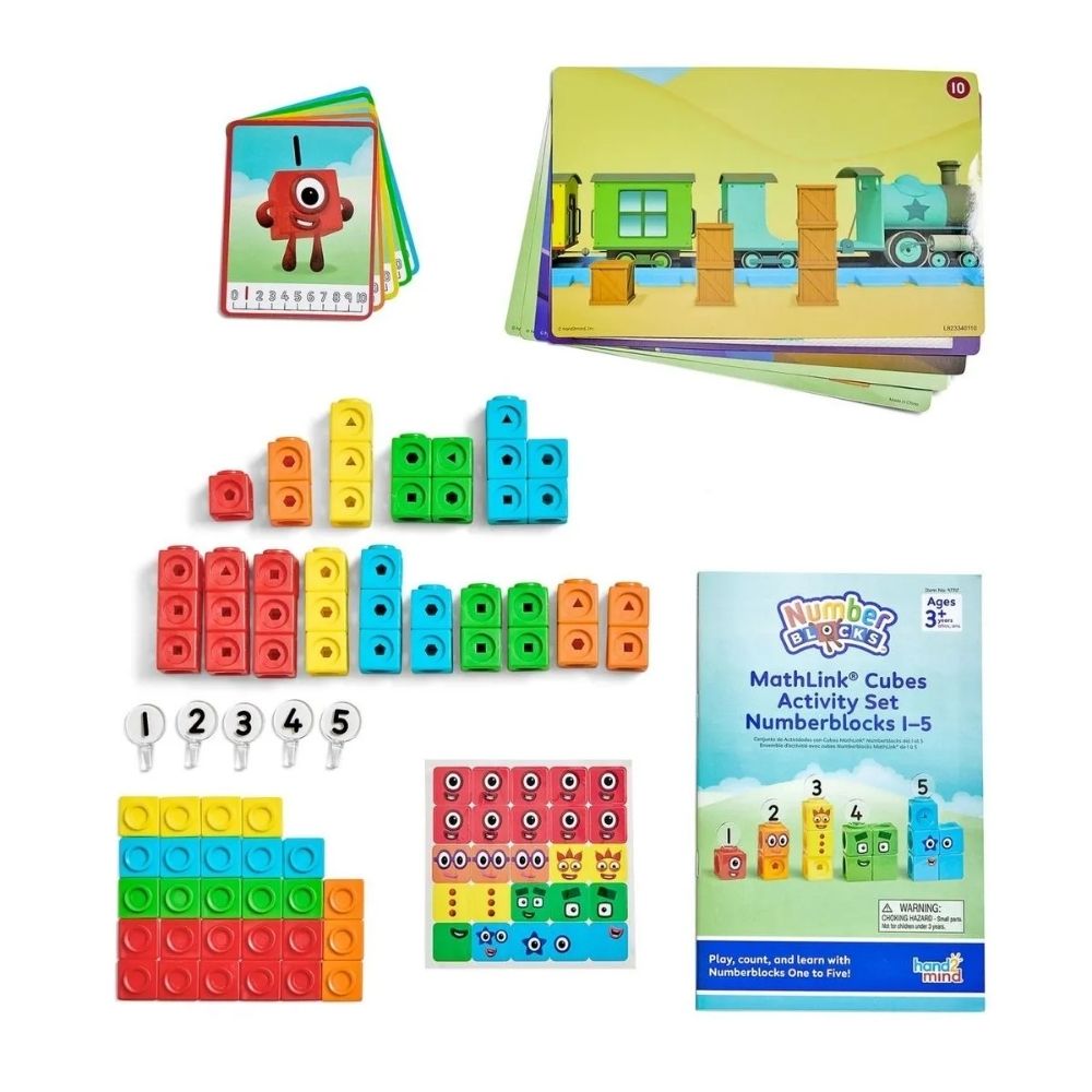 NUMBERBLOCKS SET CUBOS 1-5 DIDACTICO NUMBER BLOCKS - 5