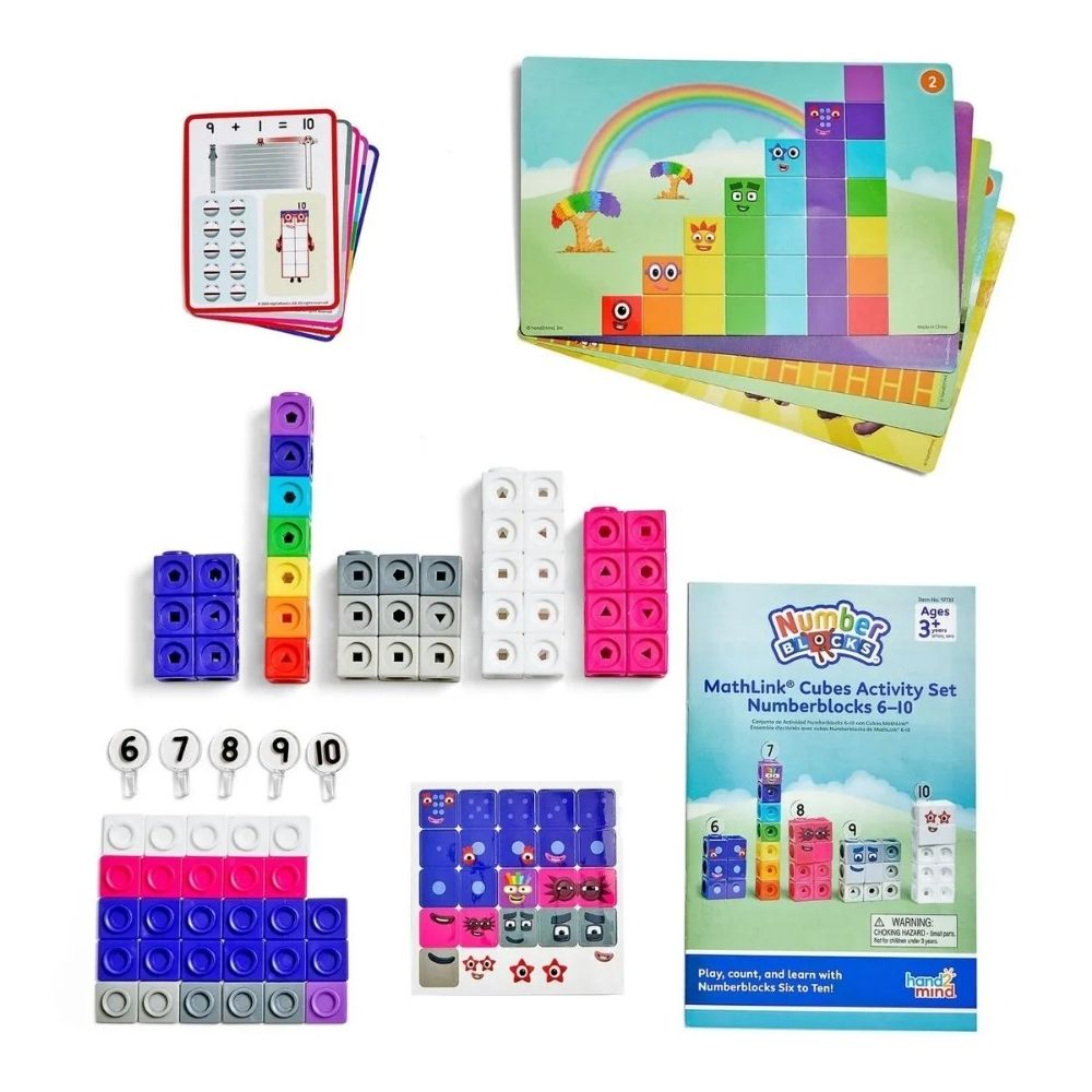 NUMBERBLOCKS SET CUBOS 6-10 DIDACTICO NUMBER BLOCKS - 5
