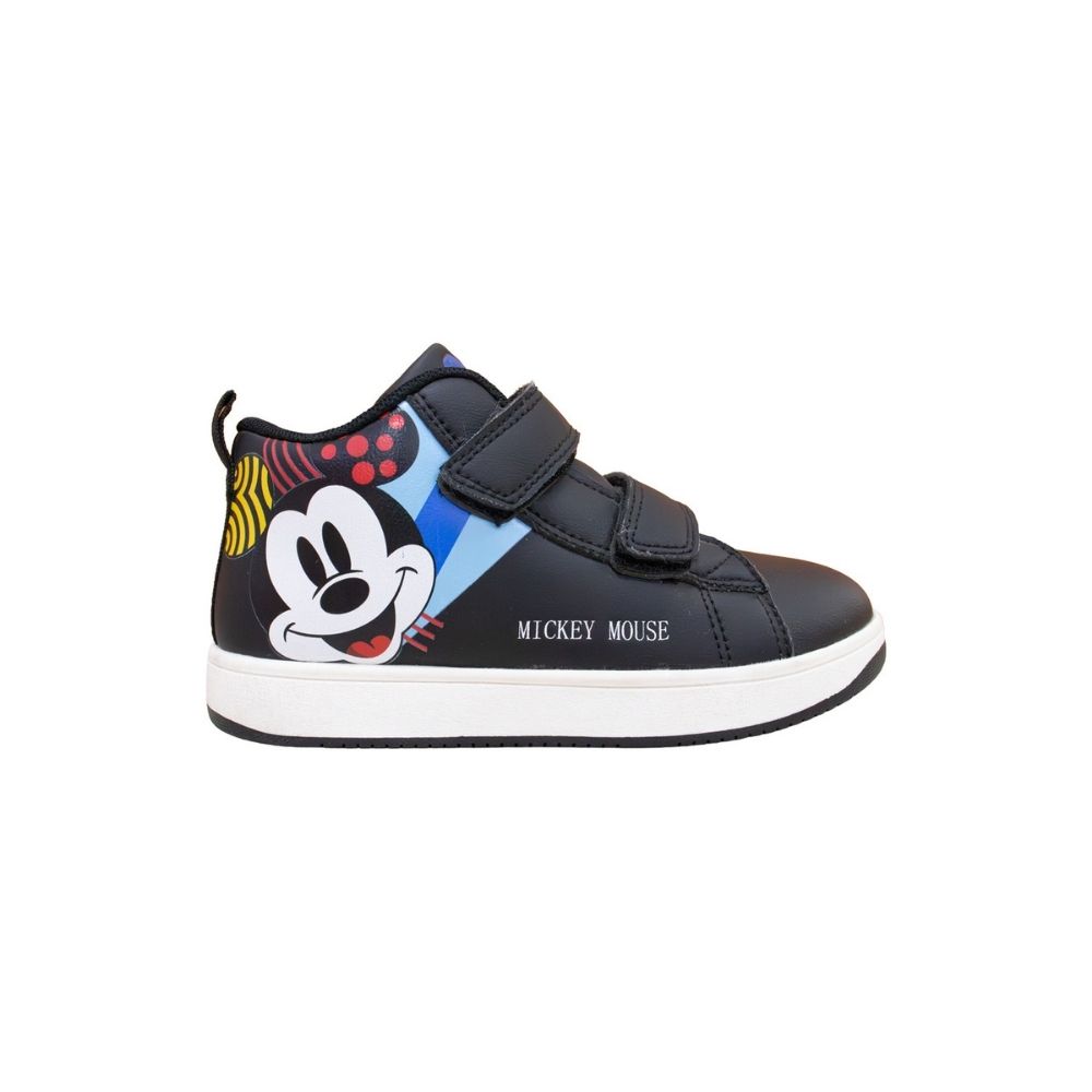 ZAPATILLAS CASUAL NIÑO MICKEY MOUSE NEGRO - 1