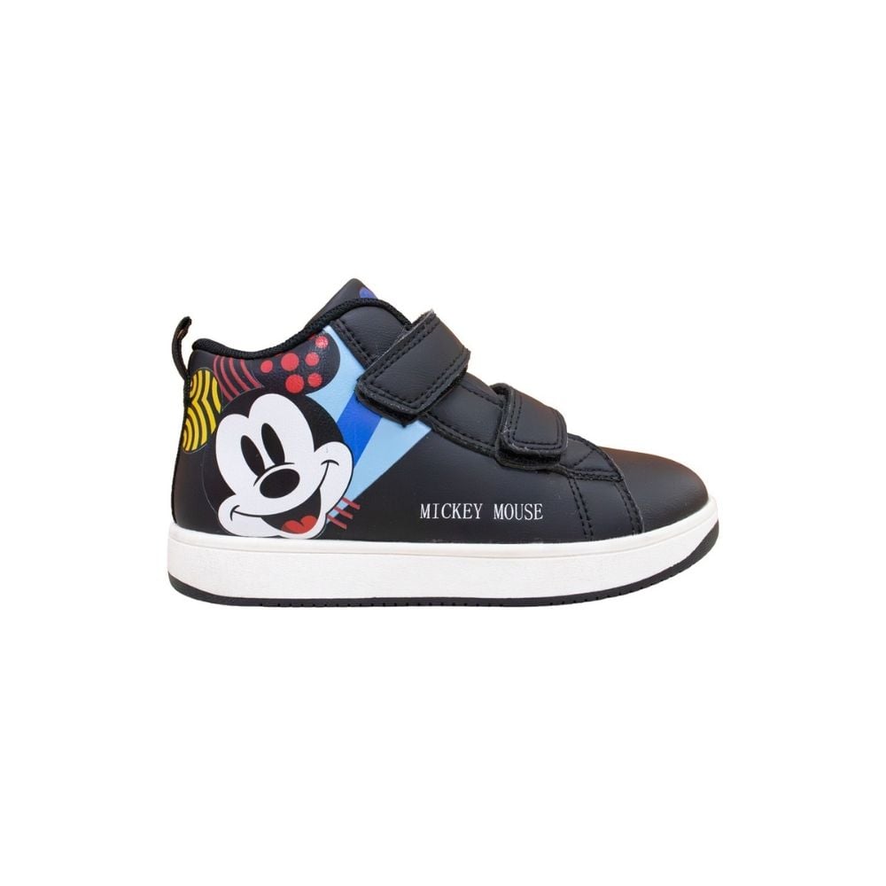 ZAPATILLAS CASUAL NIÑO MICKEY MOUSE NEGRO - 1