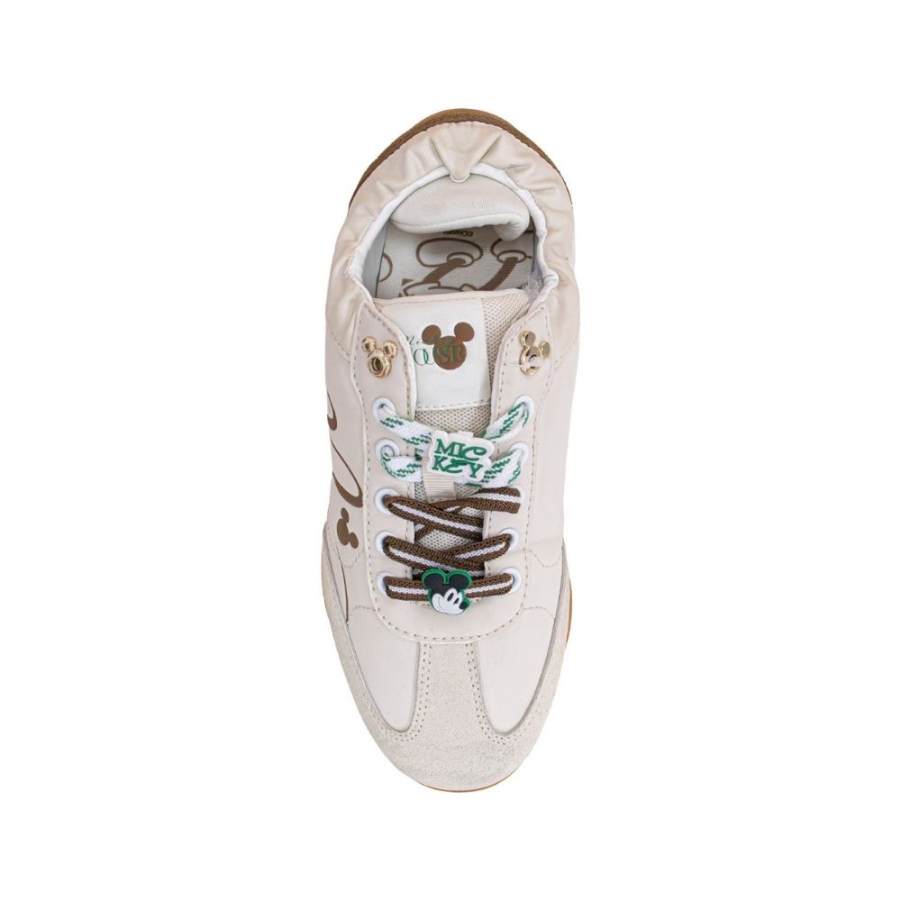 ZAPATILLAS URBANAS MUJER MICKEY MOUSE CREMA - 2