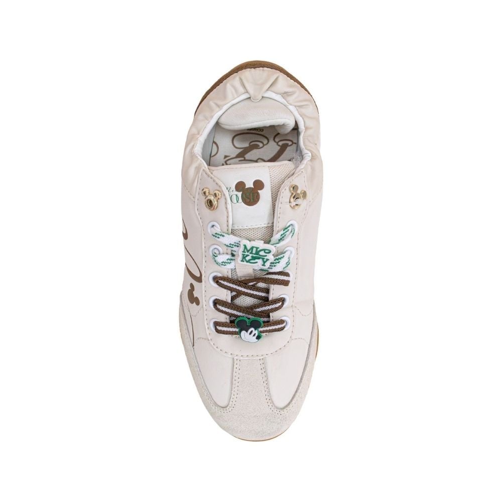ZAPATILLAS URBANAS MUJER MICKEY MOUSE CREMA - 2
