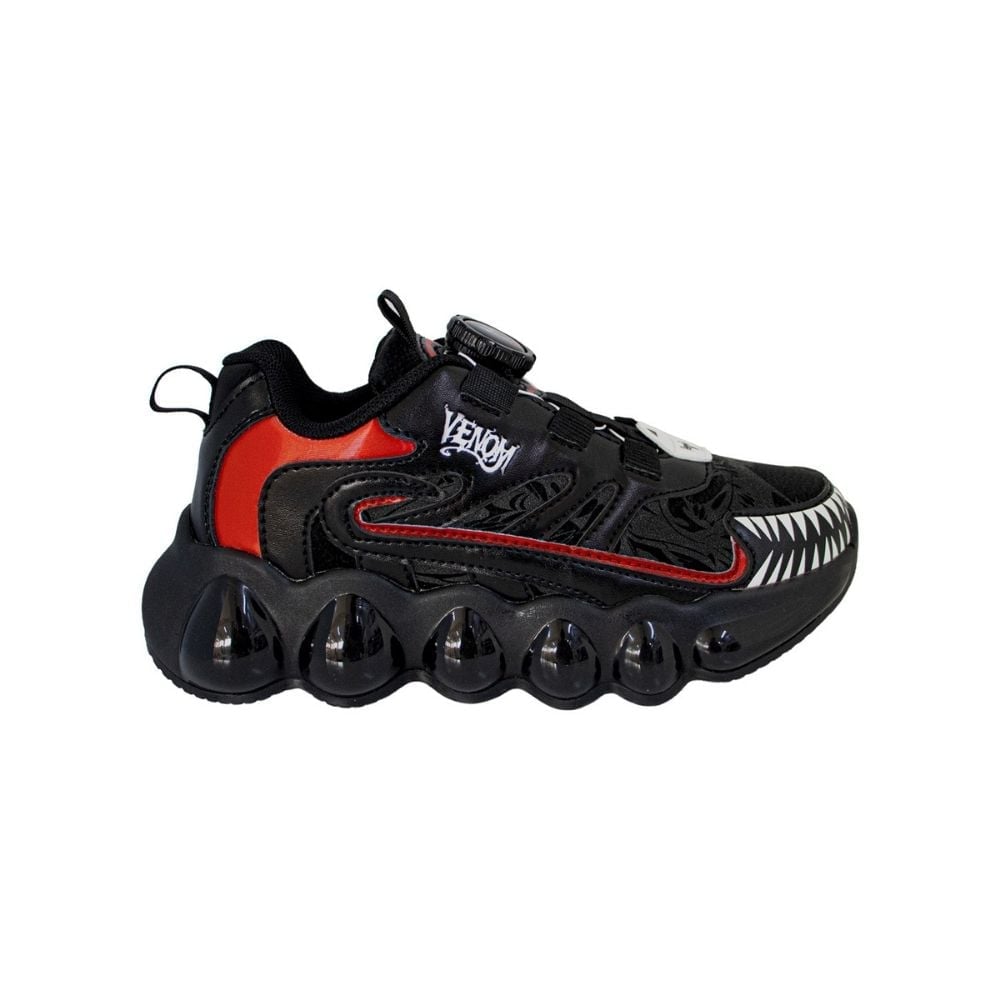 ZAPATILLAS CASUAL NIÑO VENOM SPIDERMAN MARVEL NEGRO - 1