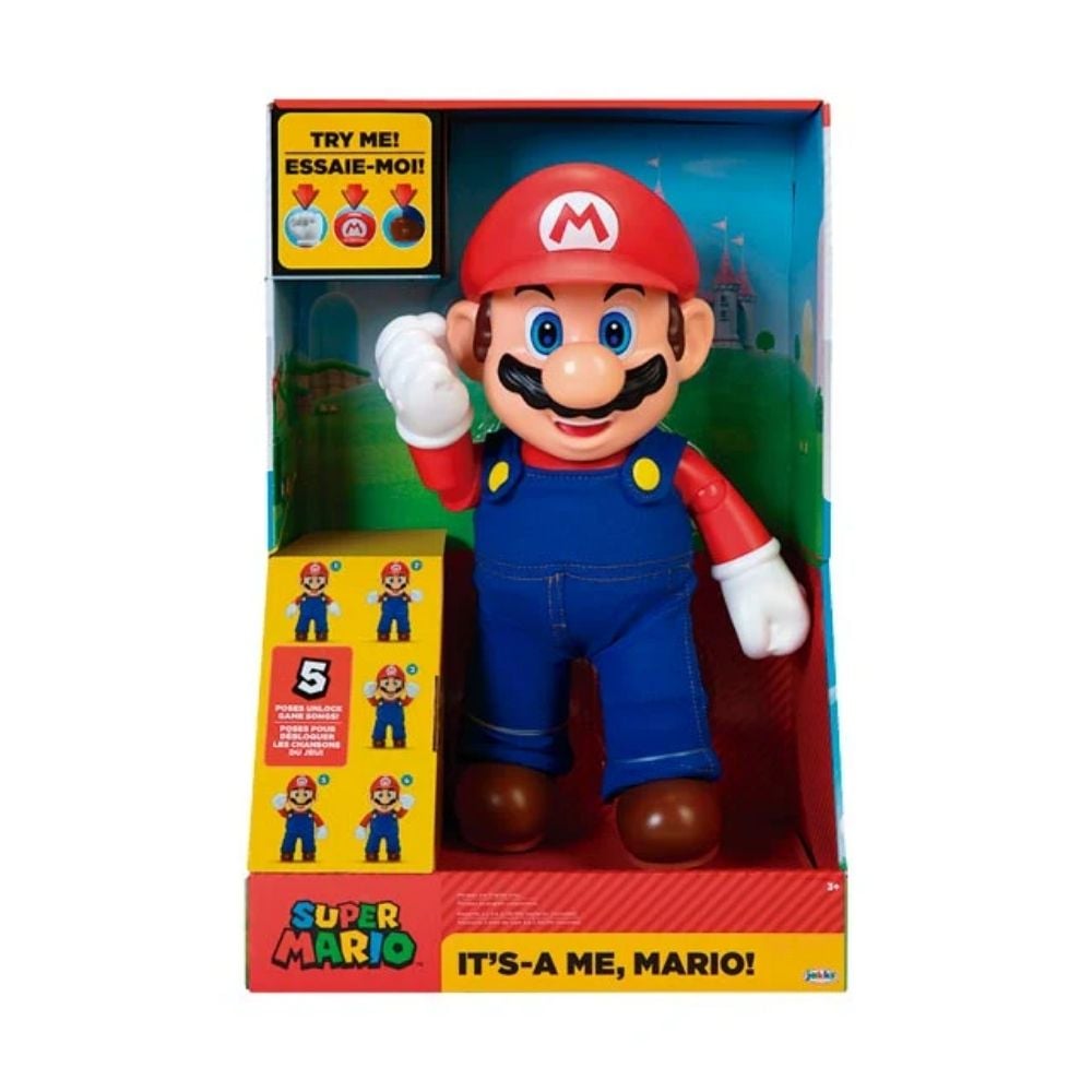 FIGURA ARTICULADA INTERACTIVA SUPER MARIO BROS NINTENDO 30 CM - 1
