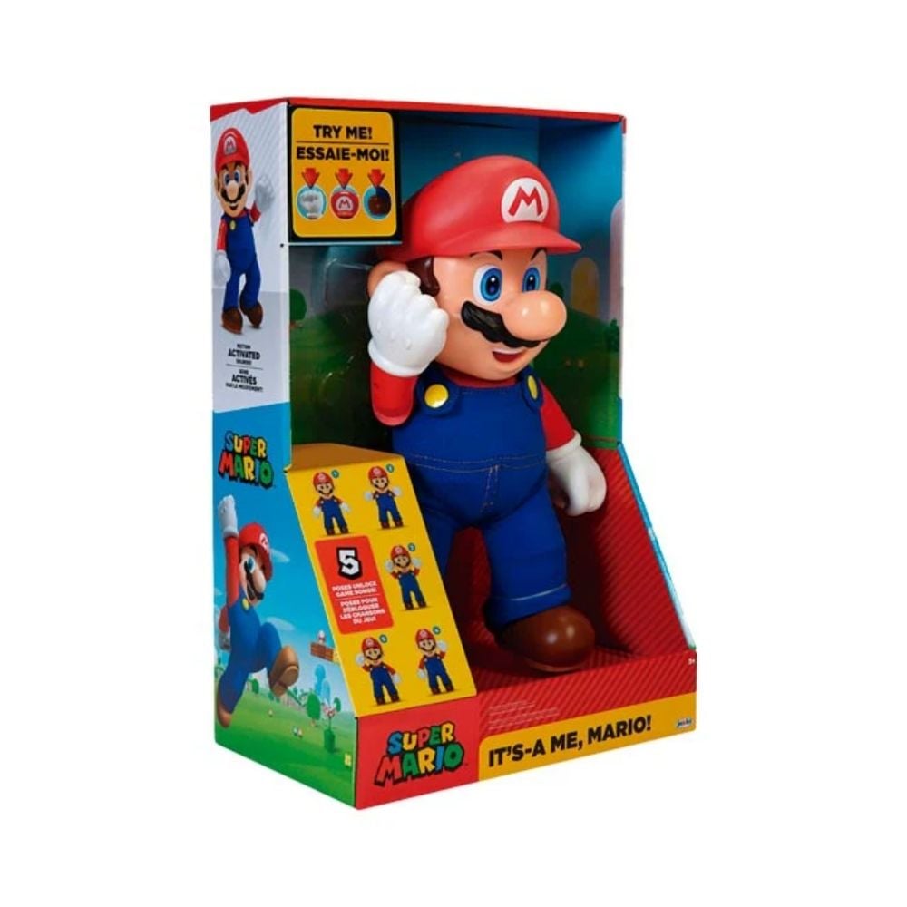 FIGURA ARTICULADA INTERACTIVA SUPER MARIO BROS NINTENDO 30 CM - 3