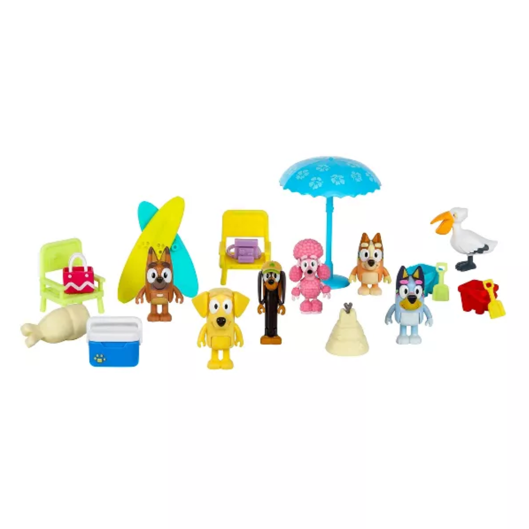 SET DE FIGURAS DELUXE BLUEY PLAYA - 2