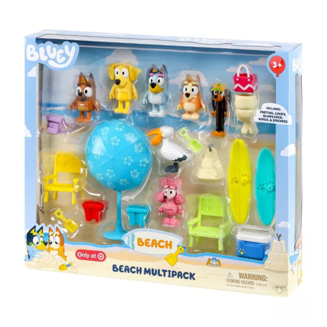 SET DE FIGURAS DELUXE BLUEY PLAYA - 3