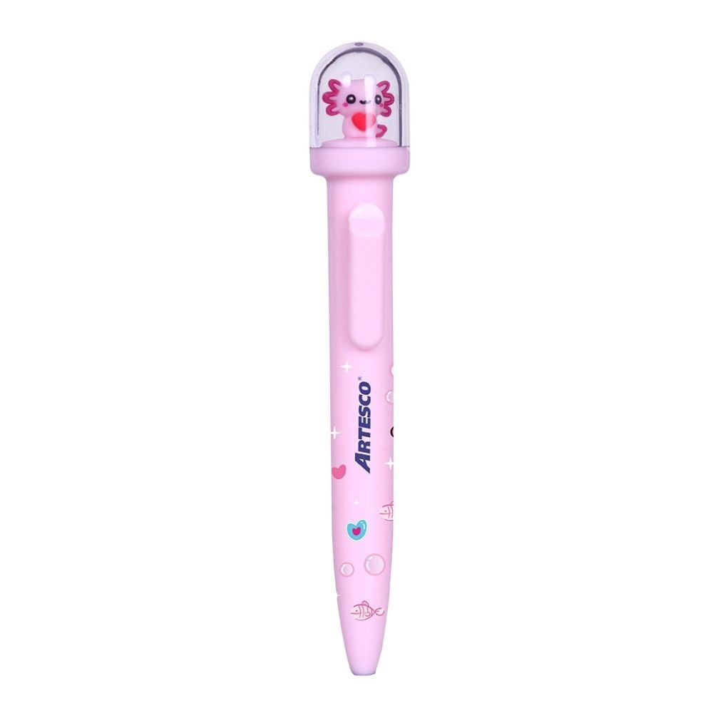 LAPICERO ARTESCO SEMI GEL AXOLOVE AJOLOTE AZUL - 2