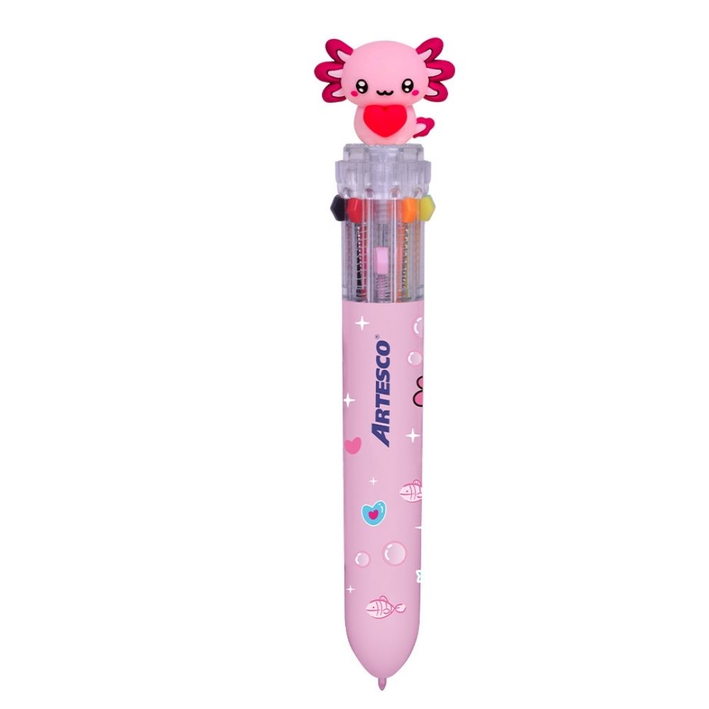 SET DE LAPICEROS ARTESCO AXOLOVE AJOLOTE 10 COLORES - 3