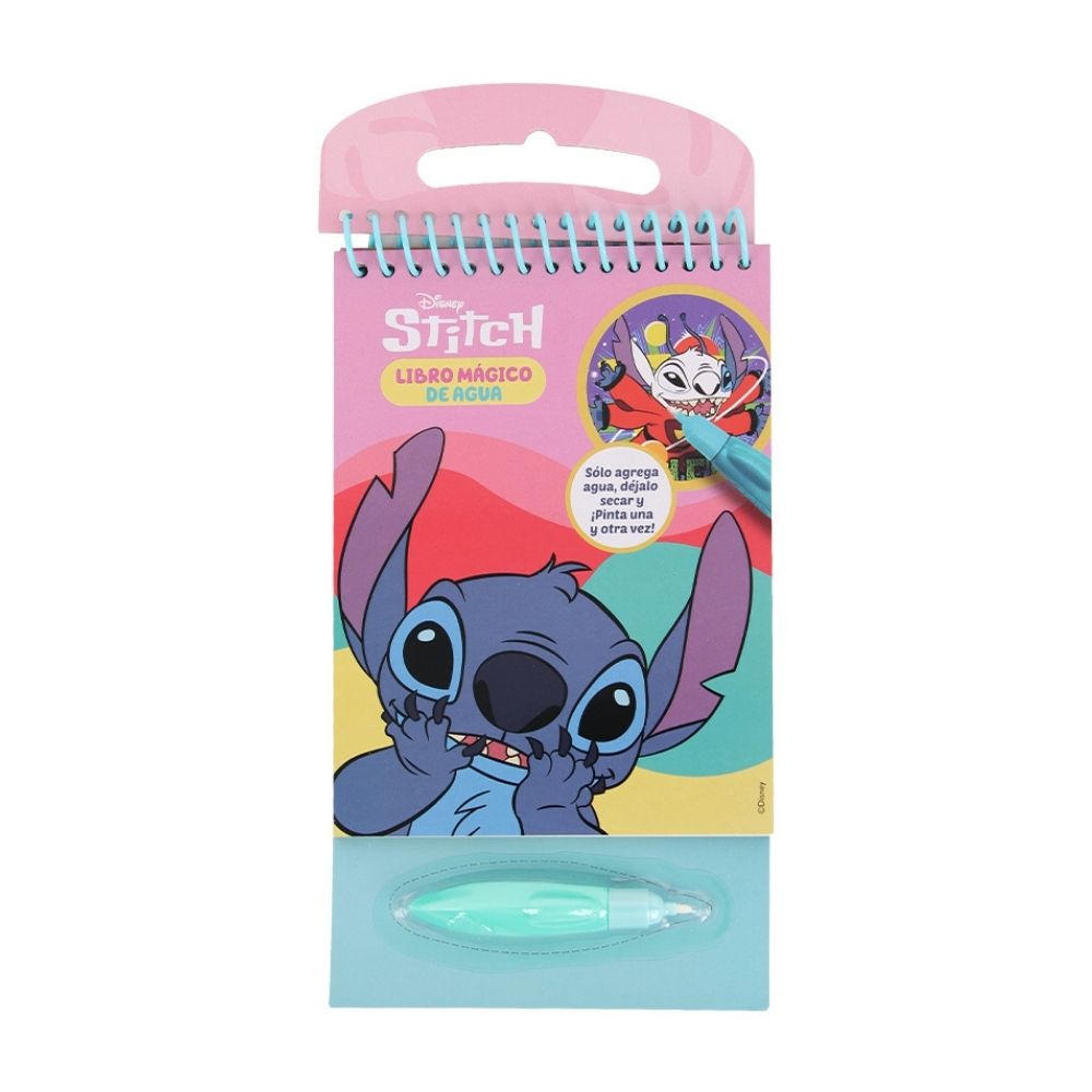 LIBRO CUADERNO MAGICO DE AGUA ARTESCO STITCH - 1