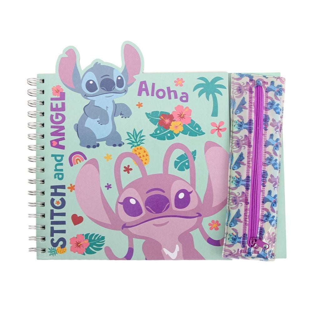 CUADERNO SET PARA COLOREAR ANILLADO ARTESCO STITCH - 1