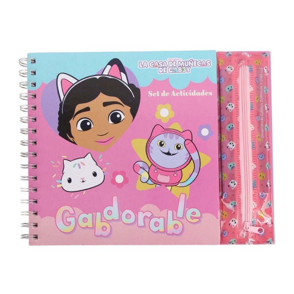 CUADERNO SET PARA COLOREAR ANILLADO ARTESCO GABBY DOLLHOUSE - 1