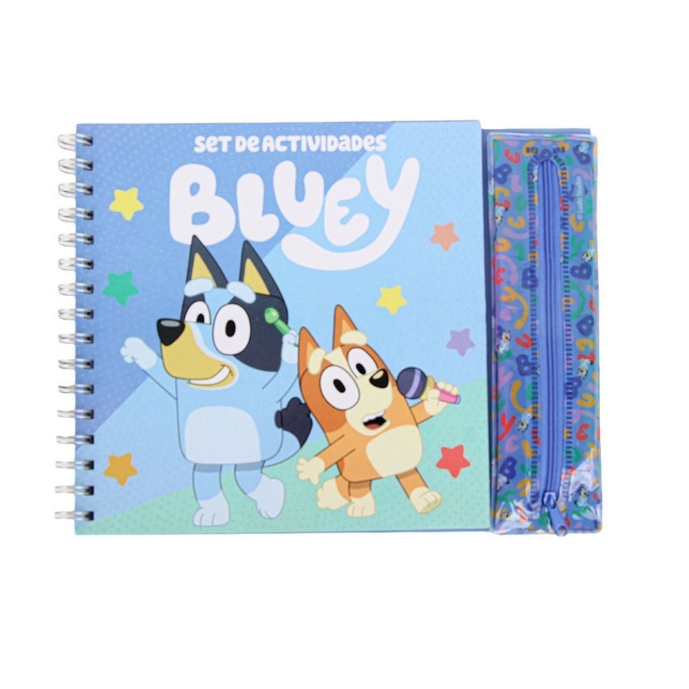 CUADERNO SET PARA COLOREAR ANILLADO ARTESCO BLUEY - 1
