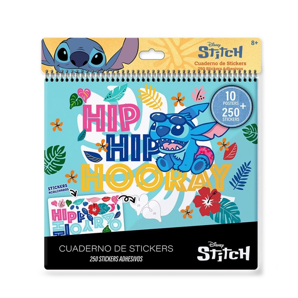 CUADERNO DE STICKERS ARTESCO 250 STICKERS STITCH - 2