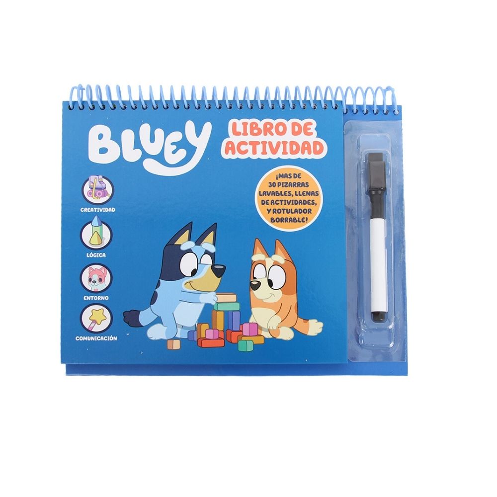 MINI PIZARRA DE ACTIVIDADES ARTESCO BLUEY - 1