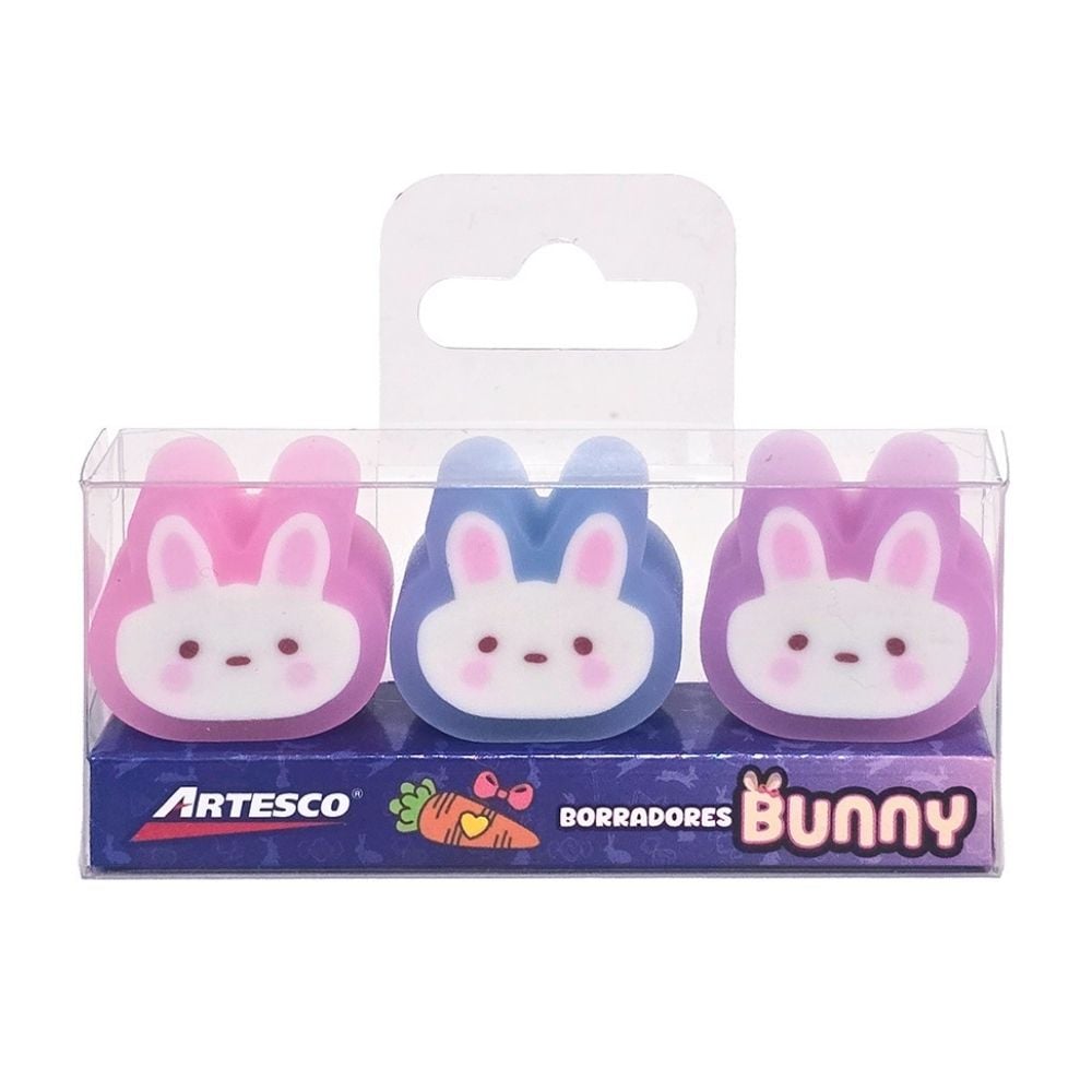 BLISTER DE BORRADORES ARTESCO BUNNY CONEJITO - 1