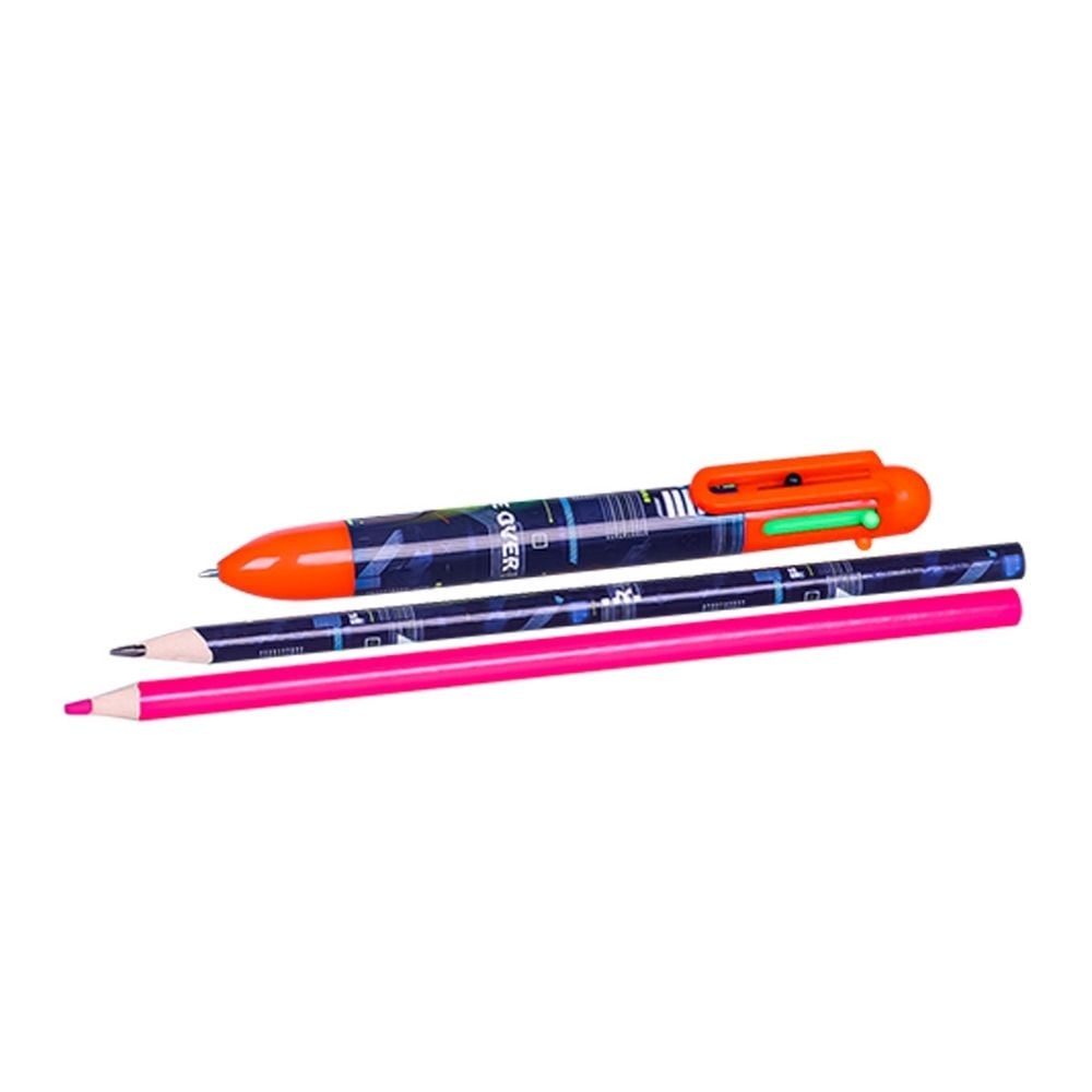 Cartuchera Artesco Game Over + Kit Escolar Completo (40+ piezas) - 3