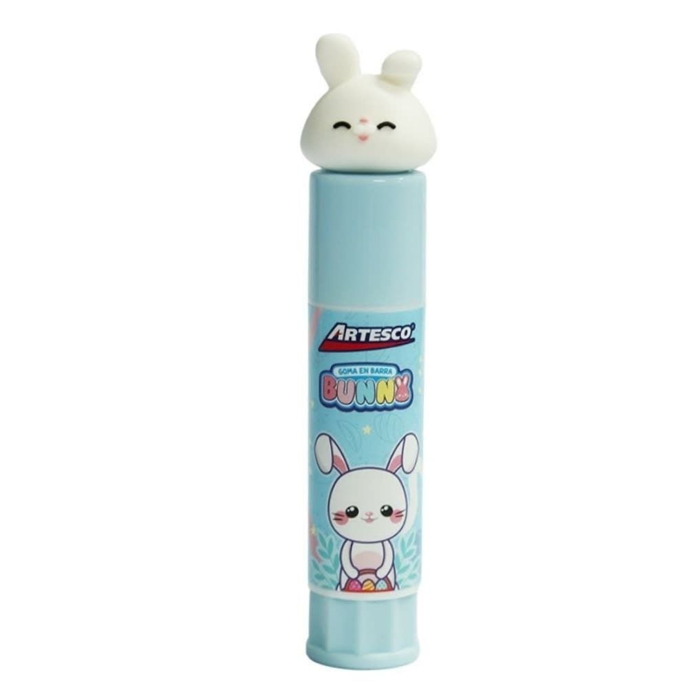 GOMA EN BARRA ARTESCO BUNNY CONEJITO STICKY CELESTE - 1