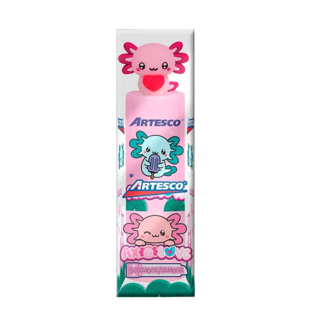 SET ARTESCO BORRADOR + TAJADOR STICK AXOLOVE AJOLOTE - 1