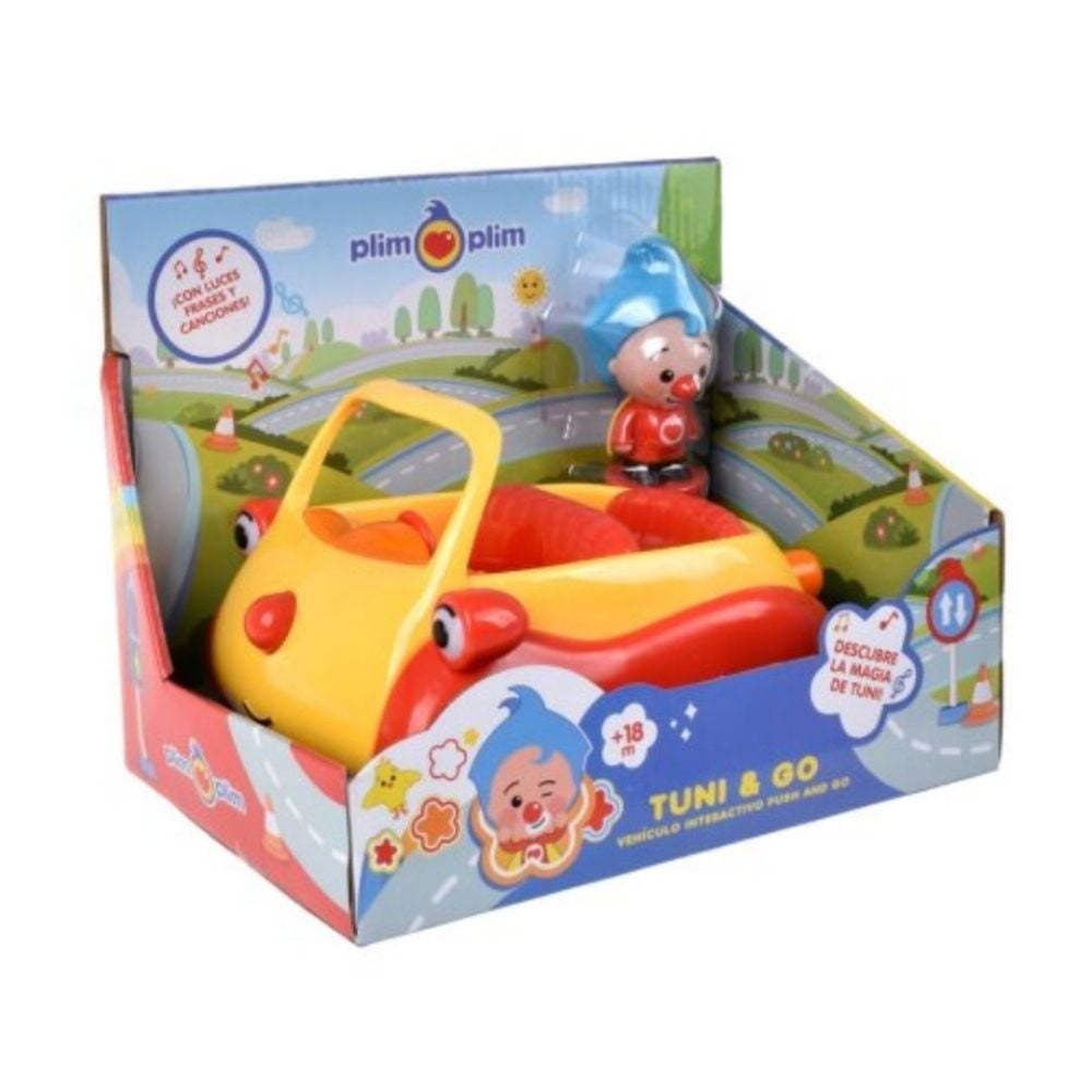 CARRO PLIM PLIM INTERACTIVO BUMP Y GO CON MUSICA 25CM STRAWBERRY - 1