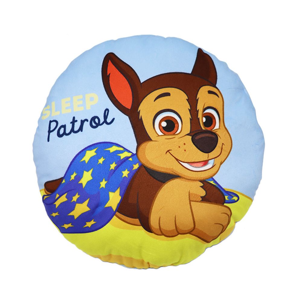 COJIN ALMOHADA CHASE PAW PATROL REDONDO 33X33 CM - 1