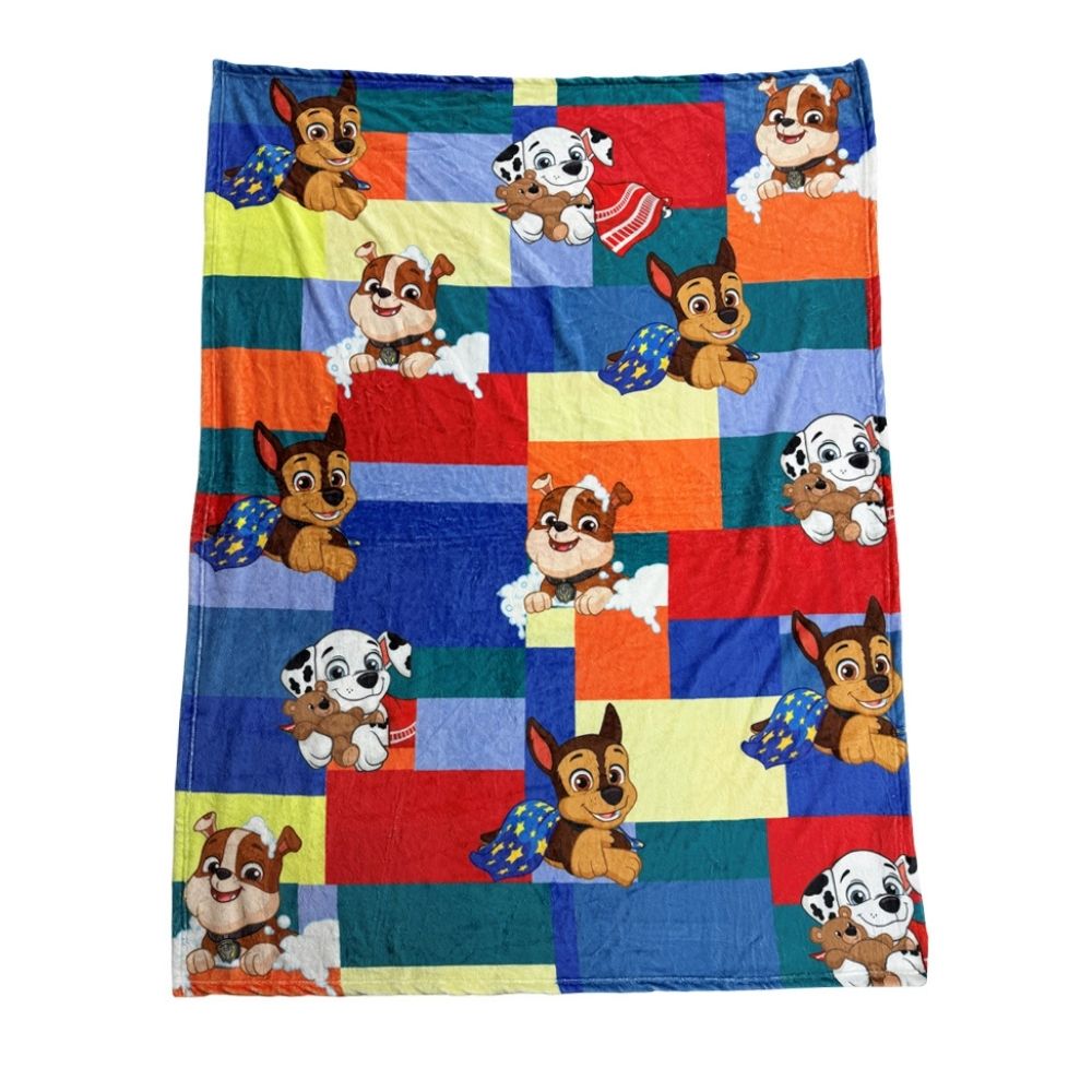 MANTA SUAVE PERSONAJES PAW PATROL MULTICOLOR 140X100 CM - 3