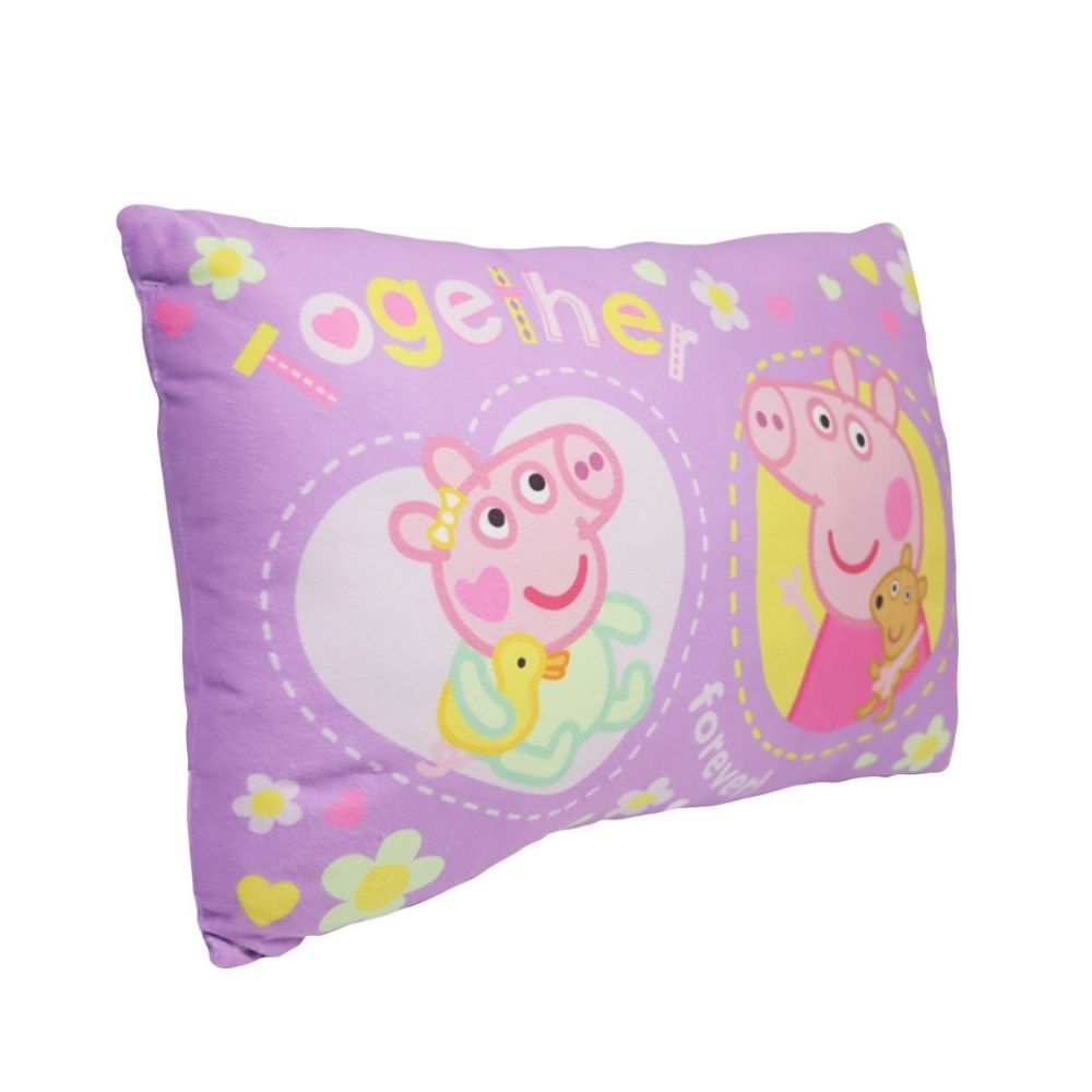 COJIN ALMOHADA PEPPA PIG EVIE ARCOIRIS RECTANGULAR 35X26 CM - 3