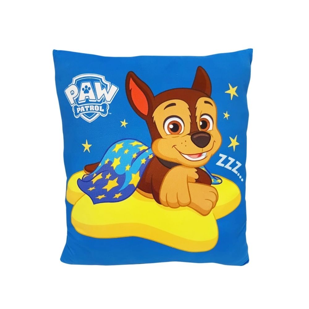 COJIN ALMOHADA CHASE PAW PATROL CUADRADO 29X29 CM - 1