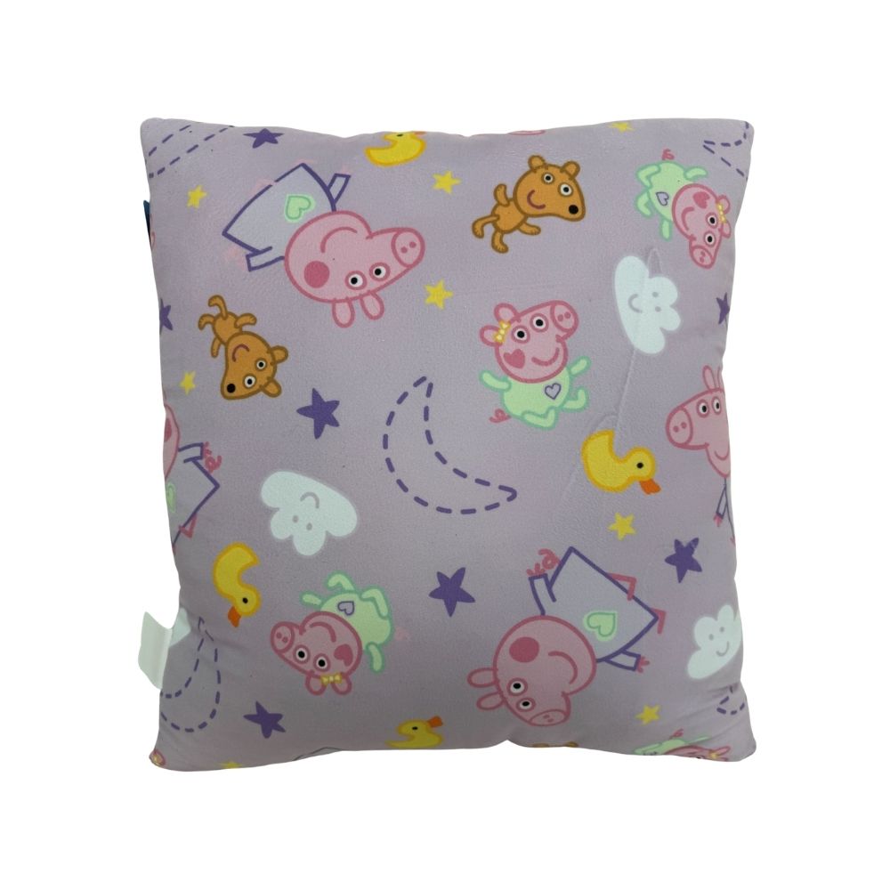 COJIN ALMOHADA PEPPA PIG EVIE DURMIENDO CUADRADO 29X29 CM - 3