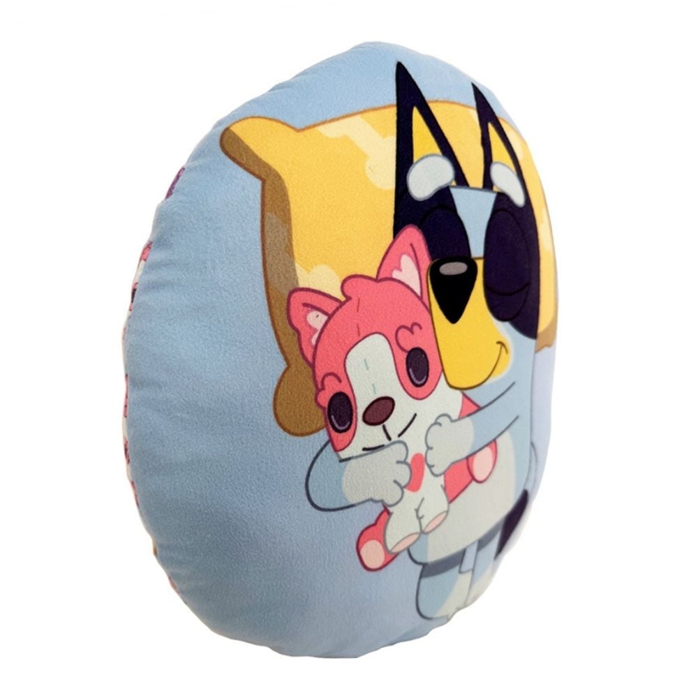 COJIN ALMOHADA BLUEY DURMIENDO REDONDO 33X33 CM - 2