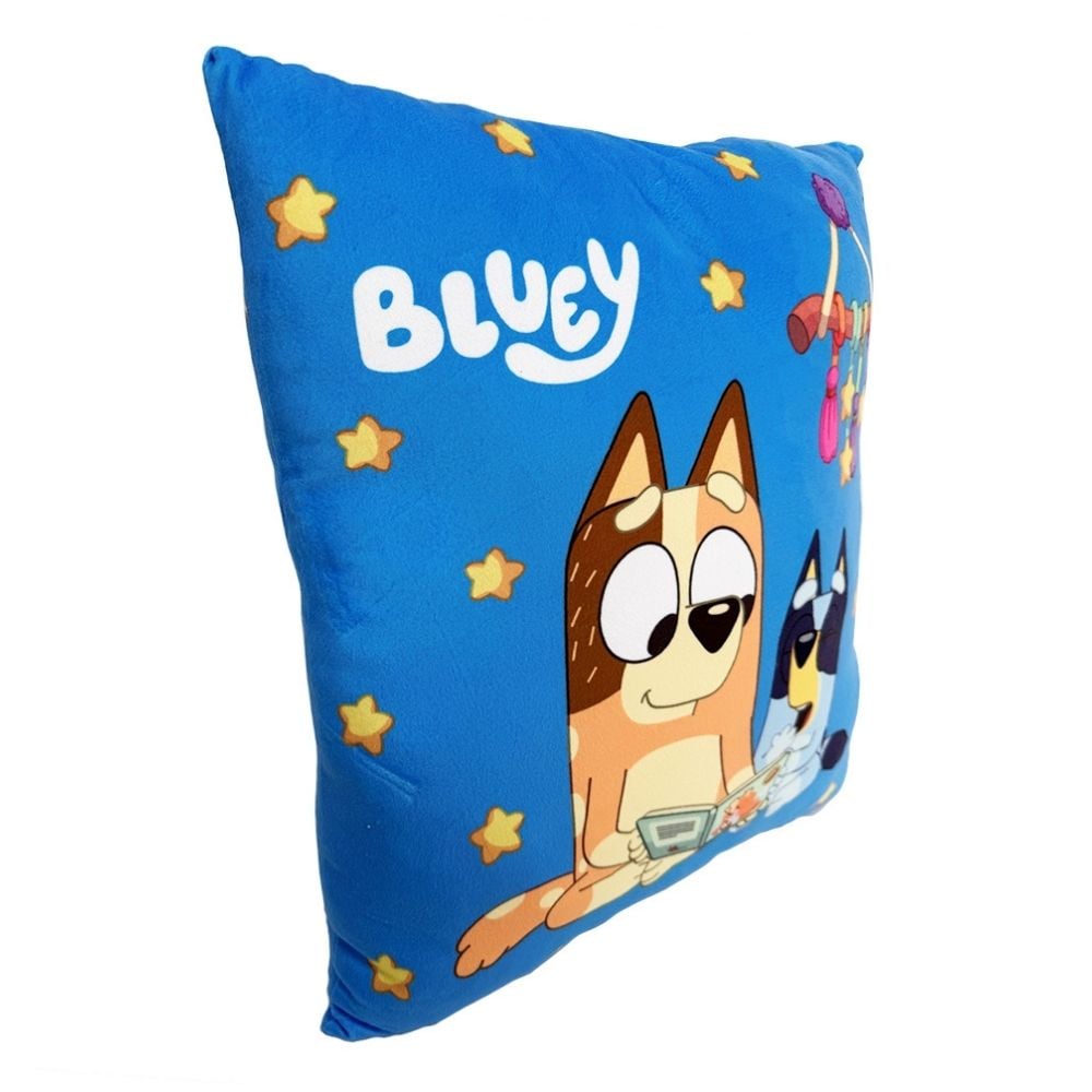 COJIN ALMOHADA BLUEY BINGO CUADRADO 29X29 CM - 2