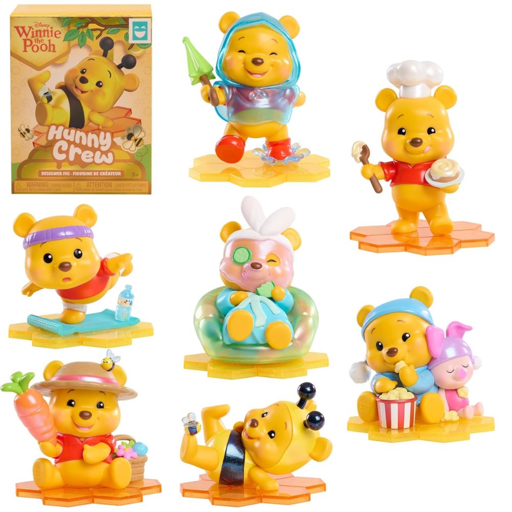 Figura Sorpresa Coleccionable Winnie The Pooh Hunny Crew Disney Serie Happy Haul - 1