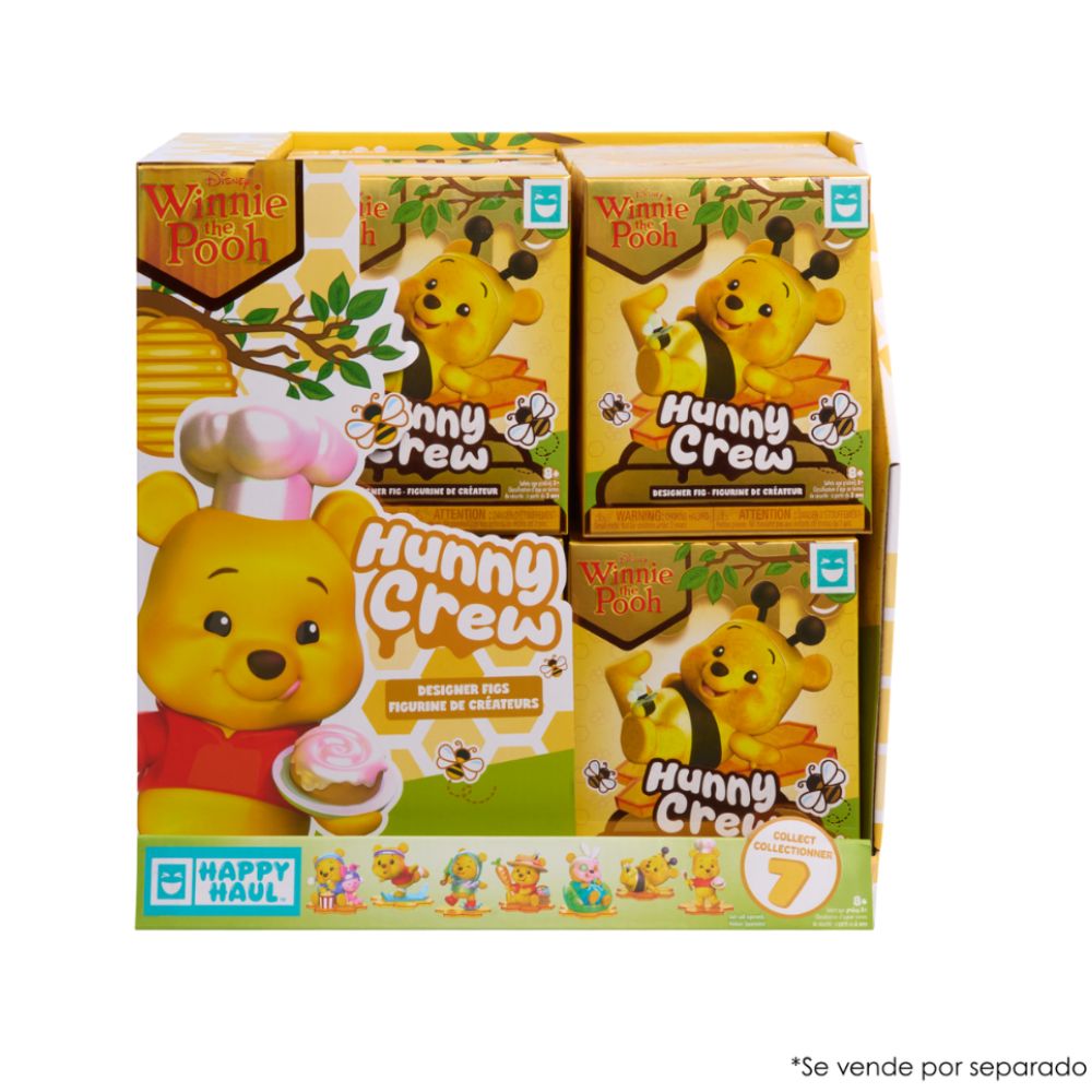 Figura Sorpresa Coleccionable Winnie The Pooh Hunny Crew Disney Serie Happy Haul - 3