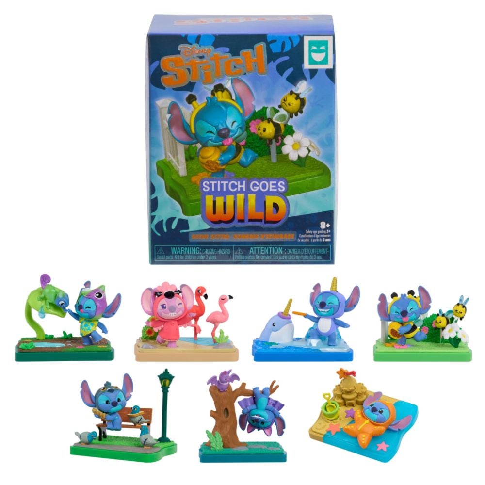 Figura Sorpresa Coleccionable Stitch Goes Wild Disney Serie Happy Haul - 1