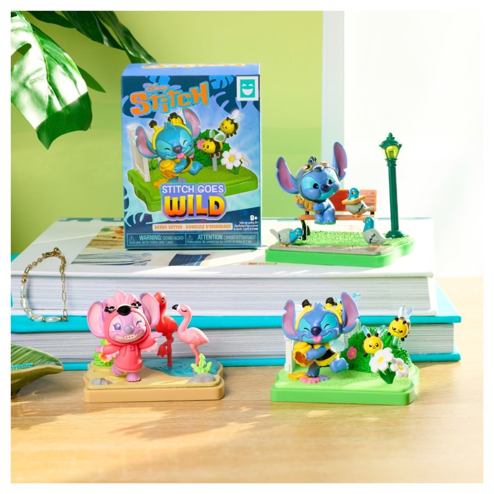 Figura Sorpresa Coleccionable Stitch Goes Wild Disney Serie Happy Haul - 3