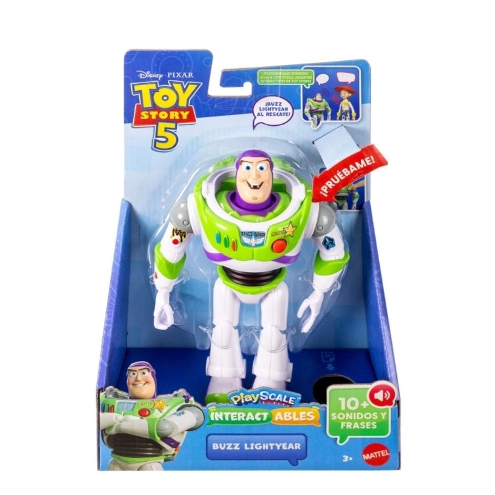 JUGUETE BUZZ LIGHTYEAR TOY STORY 5 ARTICULABLE MATTEL FRASES Y SONIDOS - 1