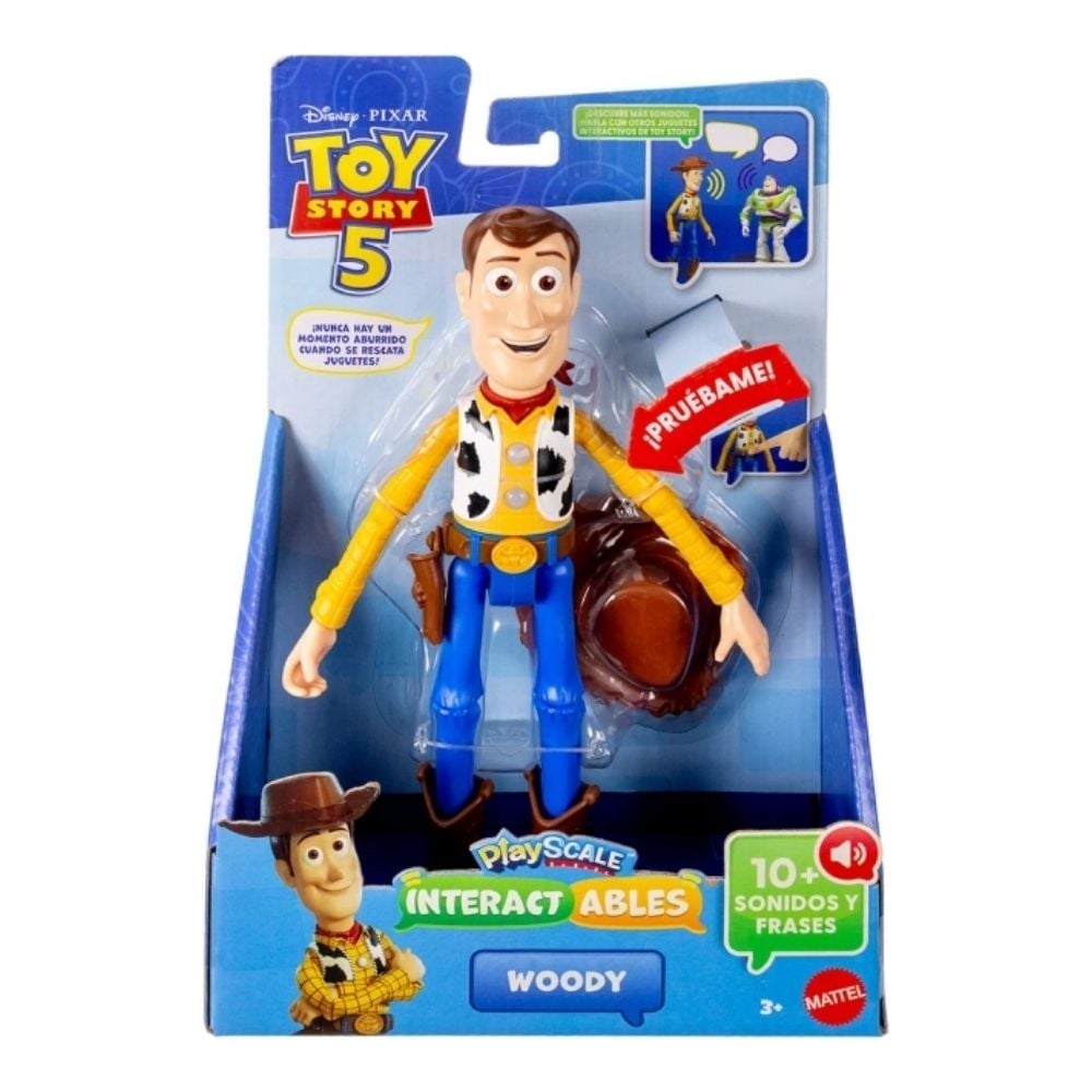 JUGUETE WOODY TOY STORY 5 ARTICULABLE MATTEL FRASES Y SONIDOS - 1