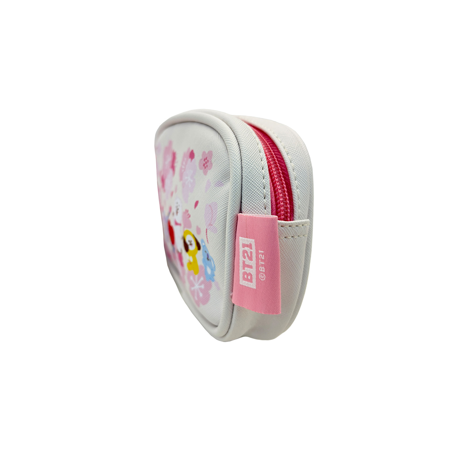 NECESER CON CORREA COSMETIQUERO BTS BT21 KAWAI BLANCO - 3